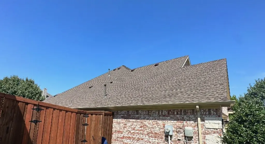 Completed roof replacement project in Caldwell